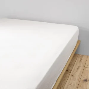 Drap housse 140 x 190 cm Gaze de coton unie GAÏA