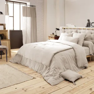 Housse de couette Gaze de coton unie GAÏA