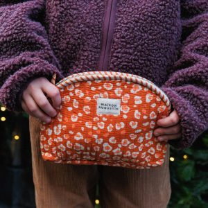 NEW Trousse Make up Graou camel