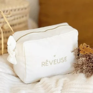 Trousse de toilette brodée Rêveuse