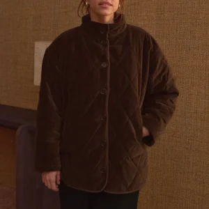 MANTEAU LOUISA CHOCOLAT