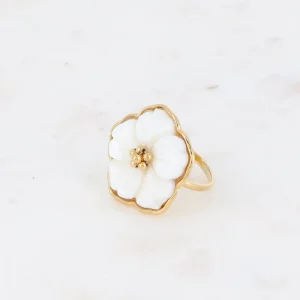 BAGUE - FLEUR NACRÉE ELLA