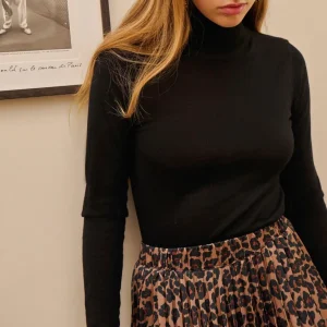 PULL MANIA marron et noir