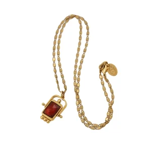 Collier Sacha Pivot Force Hessonite