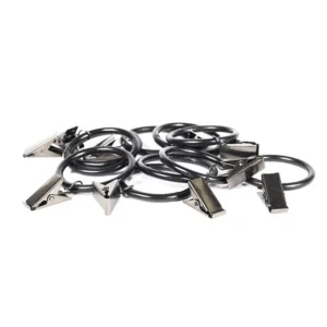 Anneaux de rideaux avec pinces - X10