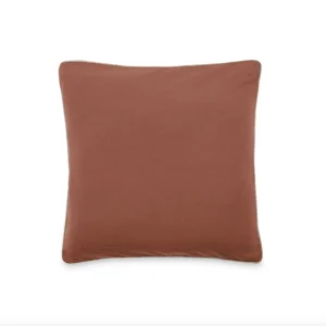 Housse de Coussin Hono en Coton Lavé - Bord Passepoil en Jute