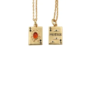 Collier Sacha Minicarte Scarabée & Protection