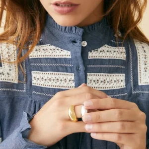 bague gladys laiton doré ou argent