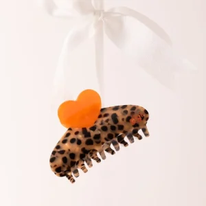 La pince coeur Tangerine