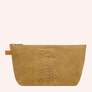 GRANDE POCHETTE MILD SNAKE BEIGE