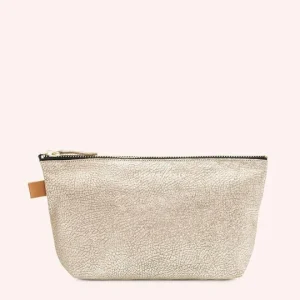 POCHETTE LENCIL CAVIAR CHAMPAGNE