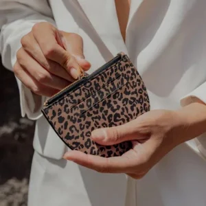 PORTE MONNAIE SIMONE LEOPARD