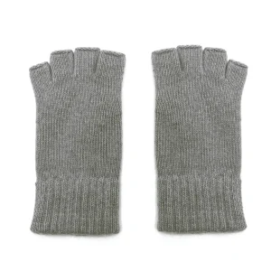 Mitaines en laine Cachemire Gris