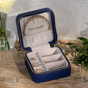 BOITE A BIJOUX CORINNE BLEU MARINE