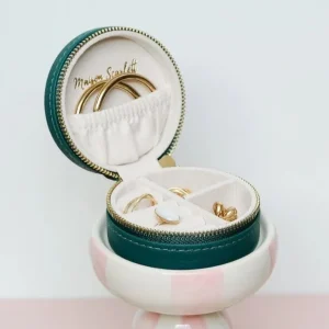 BOITE A BIJOUX YVONNE VERT SAPIN