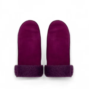 Moufles Mouton Violet