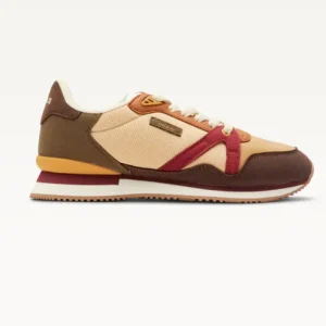 SNEAKERS ANDREE MARRON BEIGE BORDEAUX
