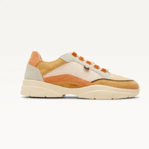 SNEAKERS LAURA TAUPE ET GRIS