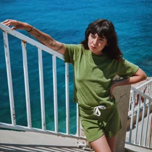 SHORT HORTENSIA VERT