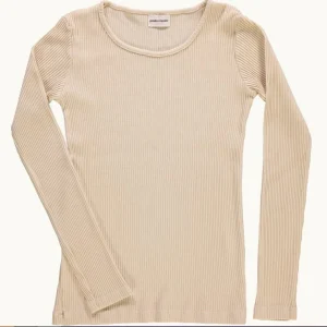 TEE SHIRT EGLANTINE COTELE BISCUIT