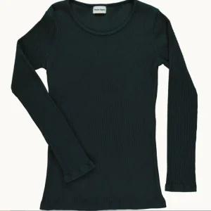 TEE SHIRT EGLANTINE COTELE NOIR