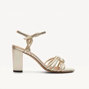 SANDALES HAUTES 111 OR BLANC