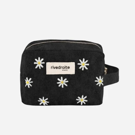TROUSSE TOURNELLES XL MARGUERITES NOIR