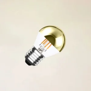 Ampoule filament E27 réflecteur laiton