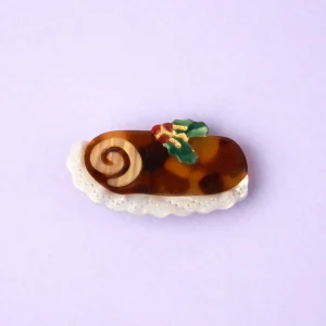 Barrette Buche de Noël Coucou Suzette