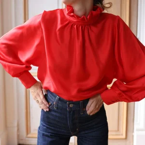 BLOUSE JOSETTE ROUGE