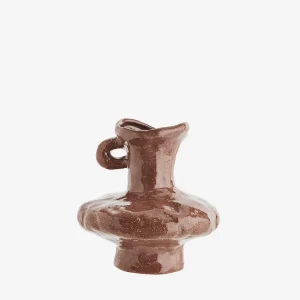 Vase en grès D : 17 x 18 cm Grès - Brun