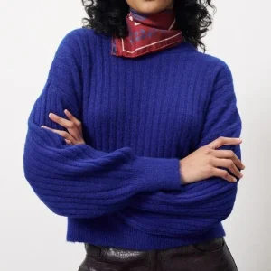 PULL NAICHA BLEU ELECTRIQUE