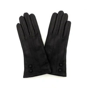 Gants Boutons Noir