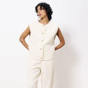 GILET EGLENTINE CREME