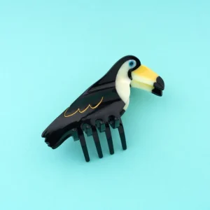 Grande pince à cheveux Toucan
