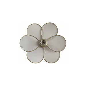 Applique Murale Évasion – Blanche et Dorée - L32 P10 H32cm