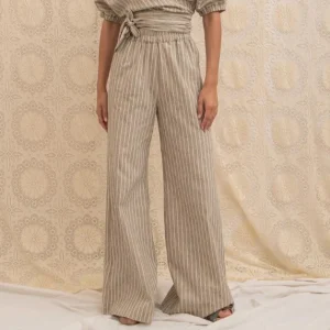 PANTALON ELASTIQUE RAYURES