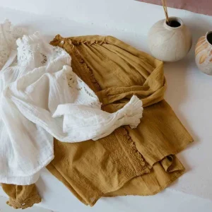 BLOUSE CORALIE CARAMEL