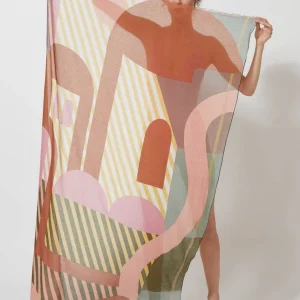 FOULARD CARTE POSTALE