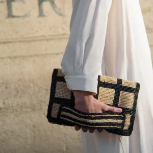 POCHETTE RAPHIA KAREN