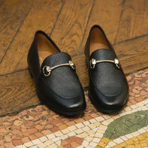 MOCASSINS CLEMENCE TOLEPO MALI NOIR