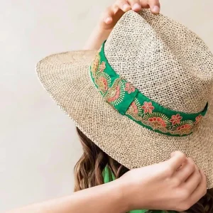 SOMBRERO VERT ET ROSA M