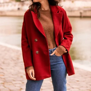 MANTEAU LOIS MERLOT