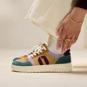 SNEAKERS NORAH KAKI MOUTARDE