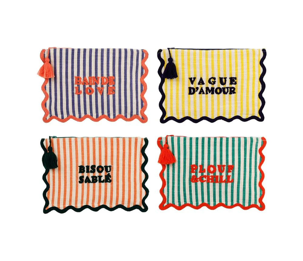 Pochette coton rayé – Image 6