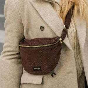 SAC BANANE CUSTINE VELOURS