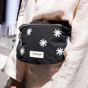 SAC BANANE CUSTINE BRODERIE