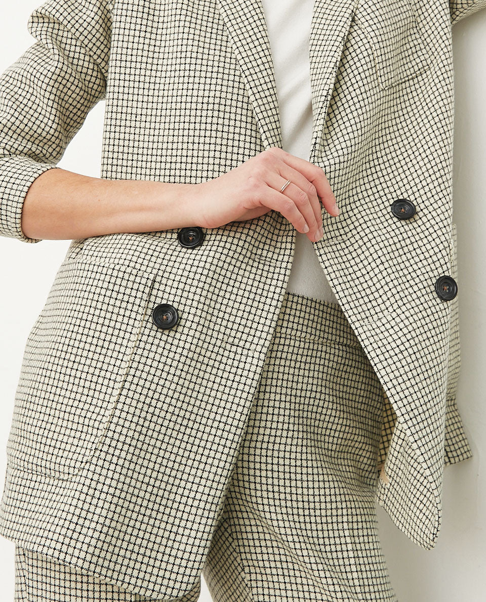 VESTE REBECCA PALMER ECRU – Image 3