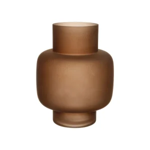 Vase mat - ETERRA brun - D17,5xH23 cm